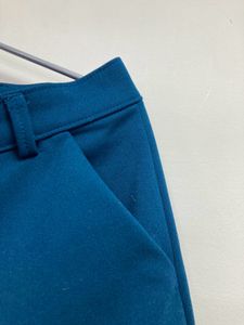 Teal And Pink Wide Leg Trousers