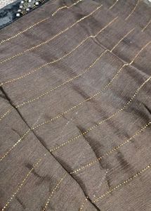 Coffee Brown Beautiful Saree