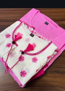 Rich Cotton Premium Dress With Jacket