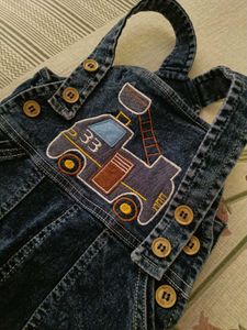Kookie Kids Denim Cool Casual Dungree For Boys
