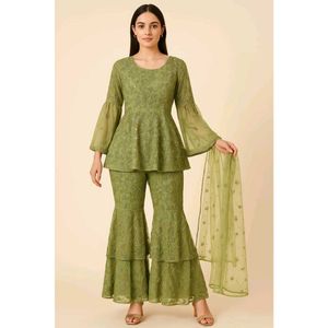 Designer Heavy work Sharara