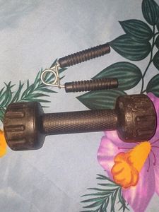 1kg Dumbell With Hand Gripper