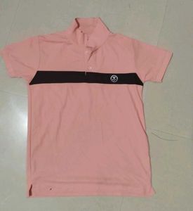 Stylish Peach Polo T-Shirt