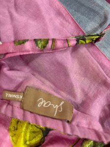 Indowestern Pink Crop Top Size XS