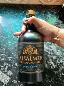 Empty Bottle Of Jaisalmer Indian Crafted Gin