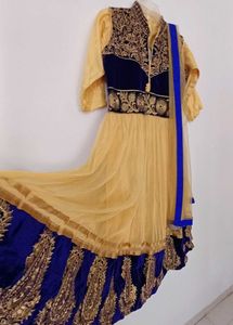 Elegant Ethnic gown with dupatta..