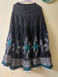 Boho Print Maxi Skirt