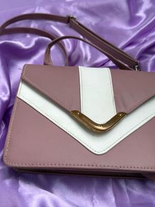 Retro Colorblock Shoulder Bag