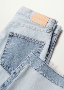 Mango dual Tone Straight Fit denim