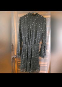 Black georgette summer dress