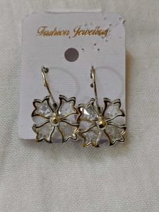 Flower Crystal Earrings