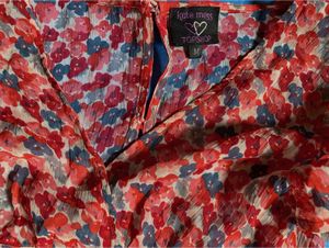 Floral Print Mini Dress (sheer)
