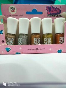 POPxo Vibin&#39; Mini Nail Kit - Glitter Polish