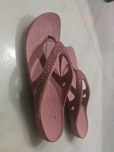 Pink Crocs Flip Flops
