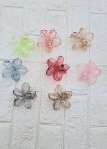Transparent Flower Hair Claw Clip Only 1 Peice