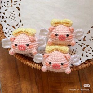 Crochet Pig Keychain