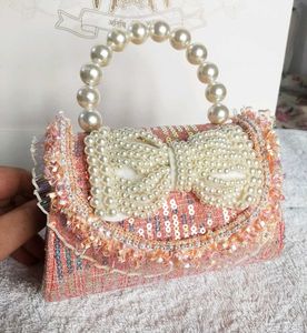 Pearl Embellished Clutch