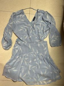 Floral Cutout Mini Dress