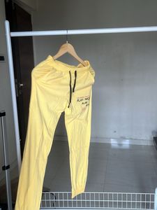 Yellow Casual Joggers