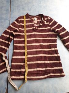 Woolen Long Sleeve Top