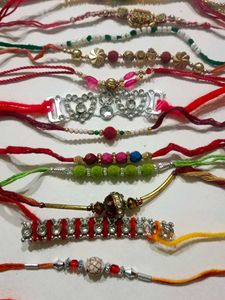 Assorted Rakhi Bracelet Set