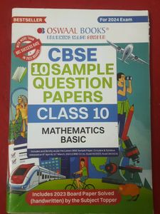 10th Class Sample Question Paper Maths Basics