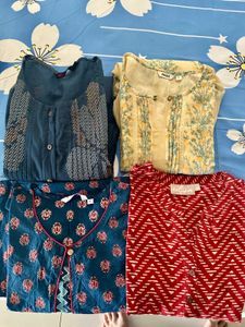5 Pcs Kurtas And Dress
