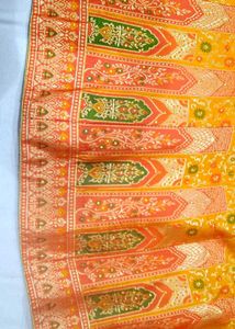 silk Yellow Lehenga Choli Set