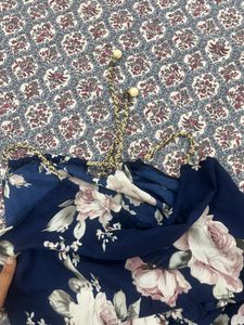 Floral Navy Dress