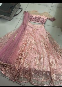 wedding ready Heavy lehnga hand enbroidred