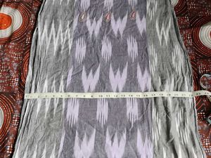 Grey &amp; White Ikat Kurti with Embroidery – Preloved