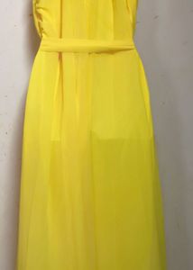 Yellow Halter Maxi Dress
