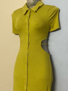 SHEIN BRANDED YELLOW Maxi Dress