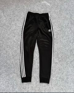 Adidas Black 3-Stripe Joggers