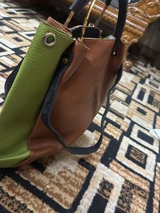 Brown &amp; Green Tote Bag