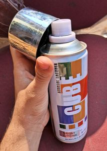 Silver Bright Chrome Spray Paint