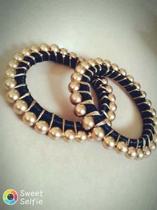 Beaded Silk Bangles