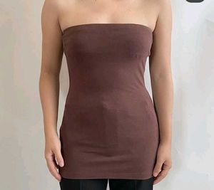 Brown Tube Top