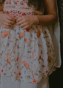 Floral Embroidered Indian Outfit