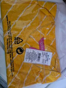 A Brand New  Pure Cotton Yellow Kurti.
