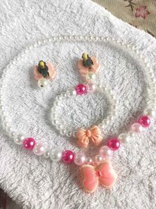 FIRSTCRY Cute bow Jewelry Set
