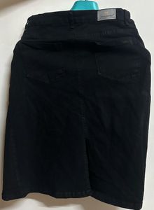 Black Denim Skirt Unused