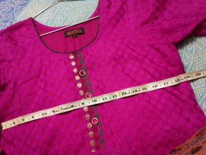 Bright Pink Kurta