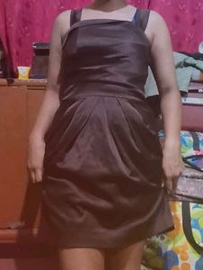Satin Mini Dress