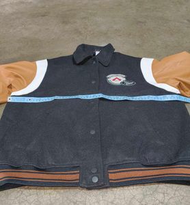 H&amp;M Divided Outdoor Camper 1990 Varsity Jacket 🧥