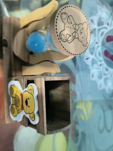 Wooden Hourglass Decor