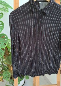Striped Button-Down Shirt