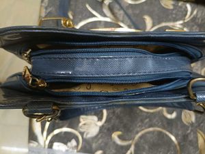 Stylish Blue Handbag