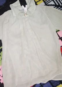 Mint Green Pleated design