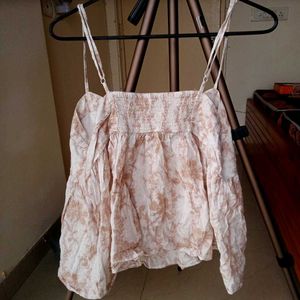 Vintage Tan sleevless Top